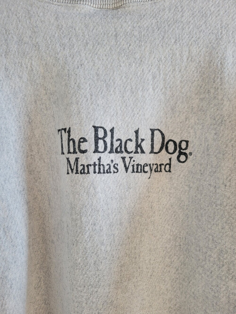 Vtg 90s Kellsport The Black Dog Reverse Weave Crewneck Sweatshirt Grey Medium - Picture 6 of 16